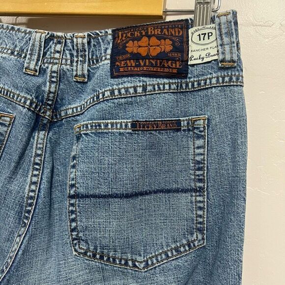 Lucky Brand Jeans Women Size 10/30 Vintage Rancher Flare Blue Denim - Picture 7 of 8